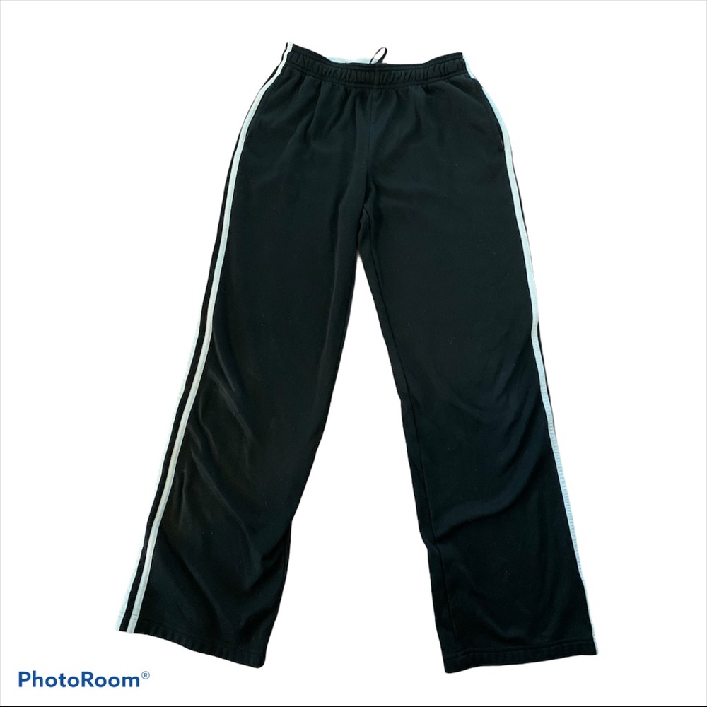 Straight leg adidas track pants